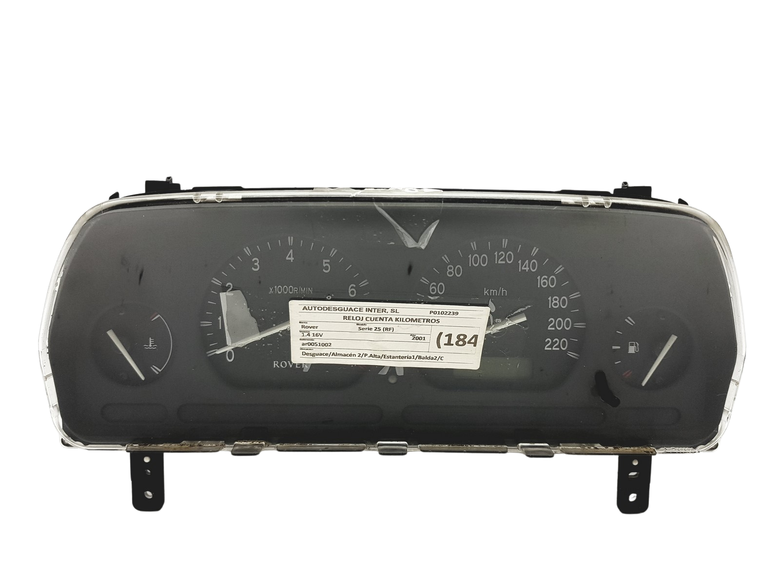 Speedometer/Instrument Cluster Rover 25 AR-0051-001 AR0051001 57785 main product photo