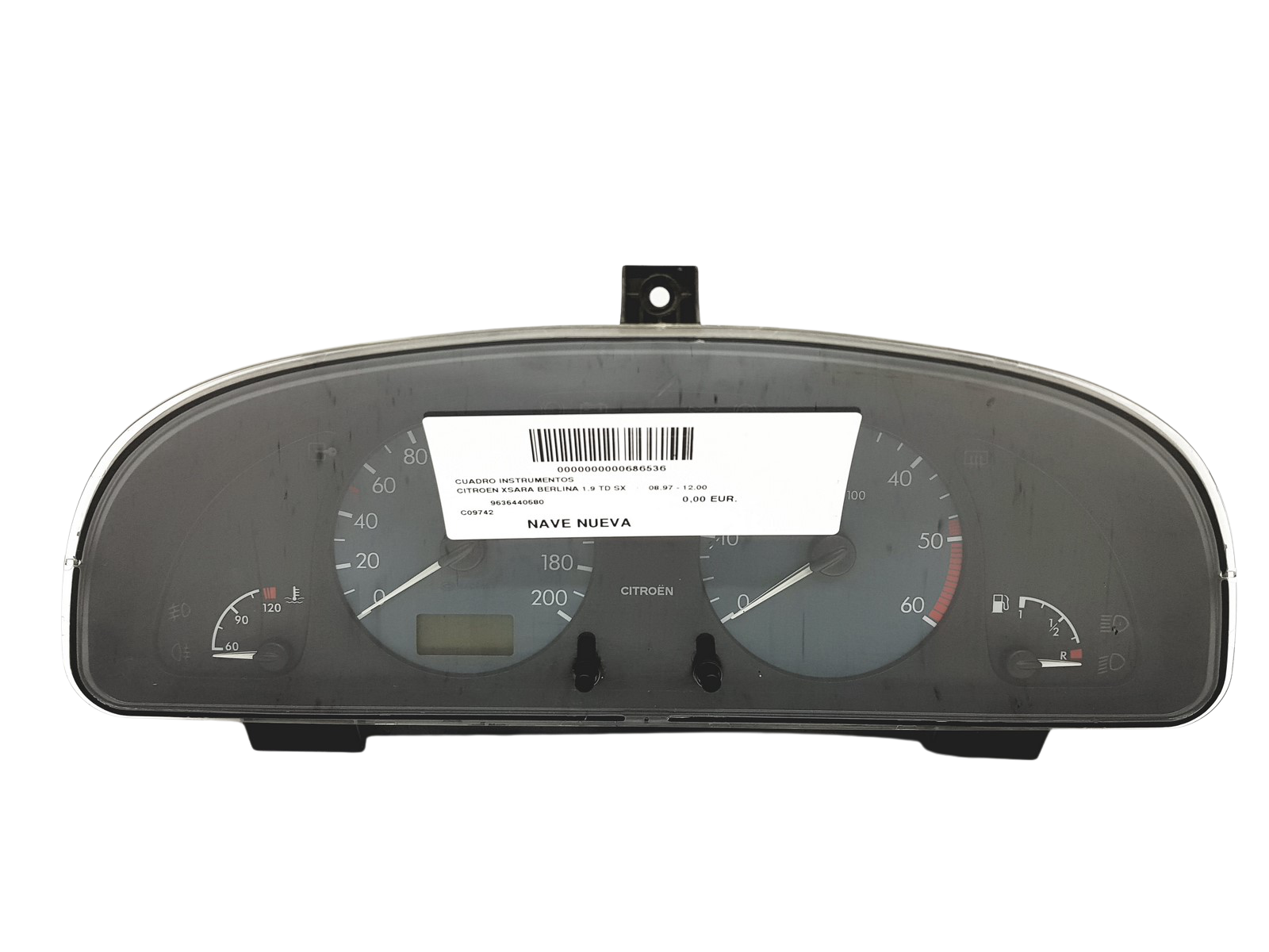 Speedometer/Instrument Cluster Citroen Xsara 9636440580 A 01 51704 main product photo