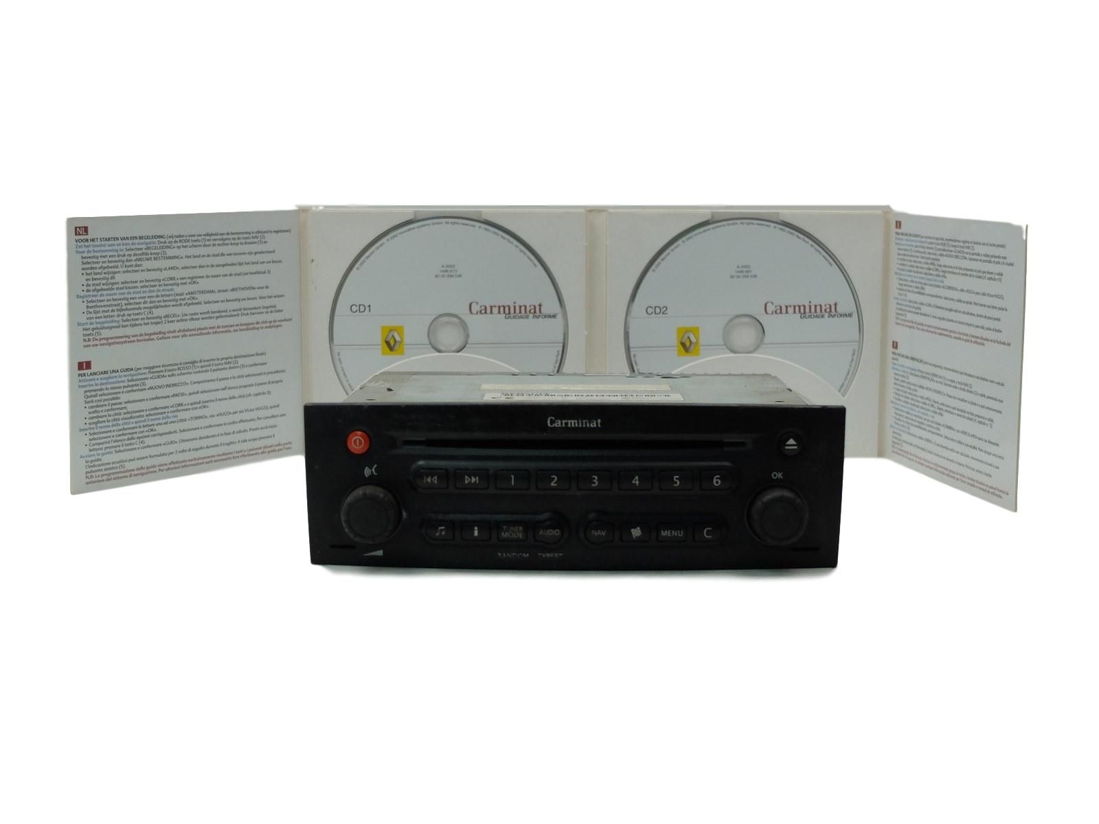 Cd Radio Player Navi Renault Scenic 2 8200300852 Carminat main product photo