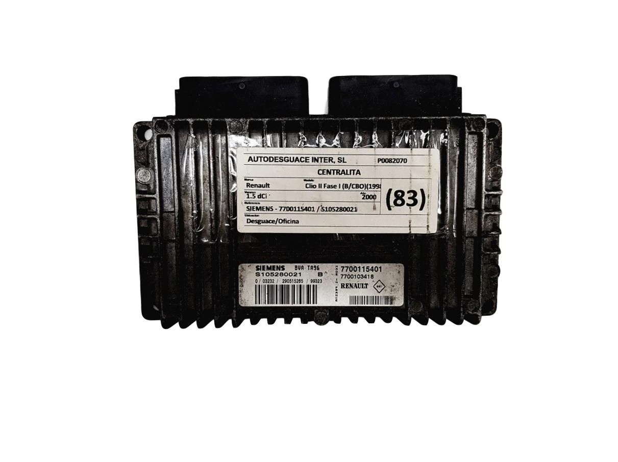 Controller S105280021B 7700115401 7700103418 Renault Siemens 10452 main product photo
