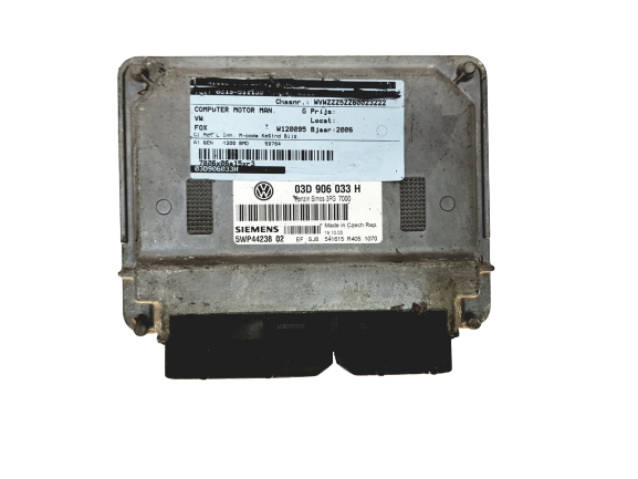 Controller 03D906033H 5WP44238 02 VW Siemens 18781 main product photo