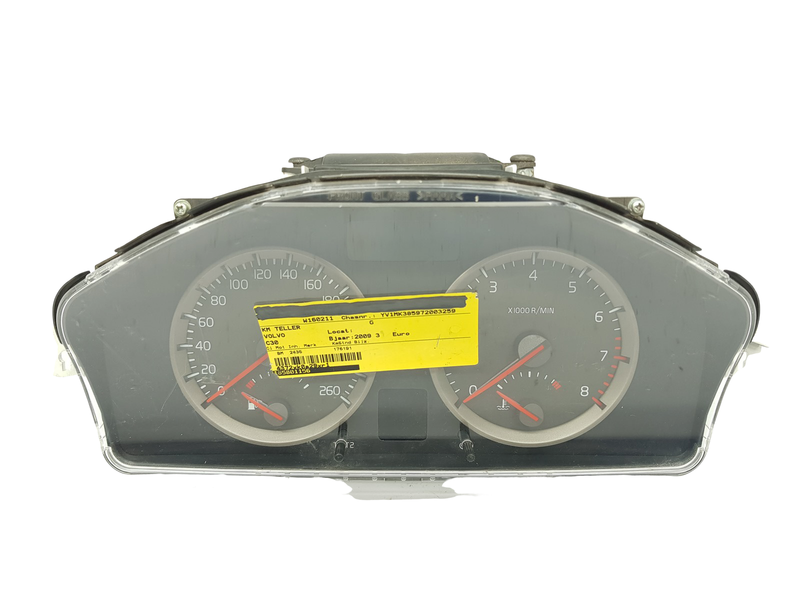 Speedometer/Instrument Cluster Volvo C30 V50 30786343 30710071 25411 main product photo