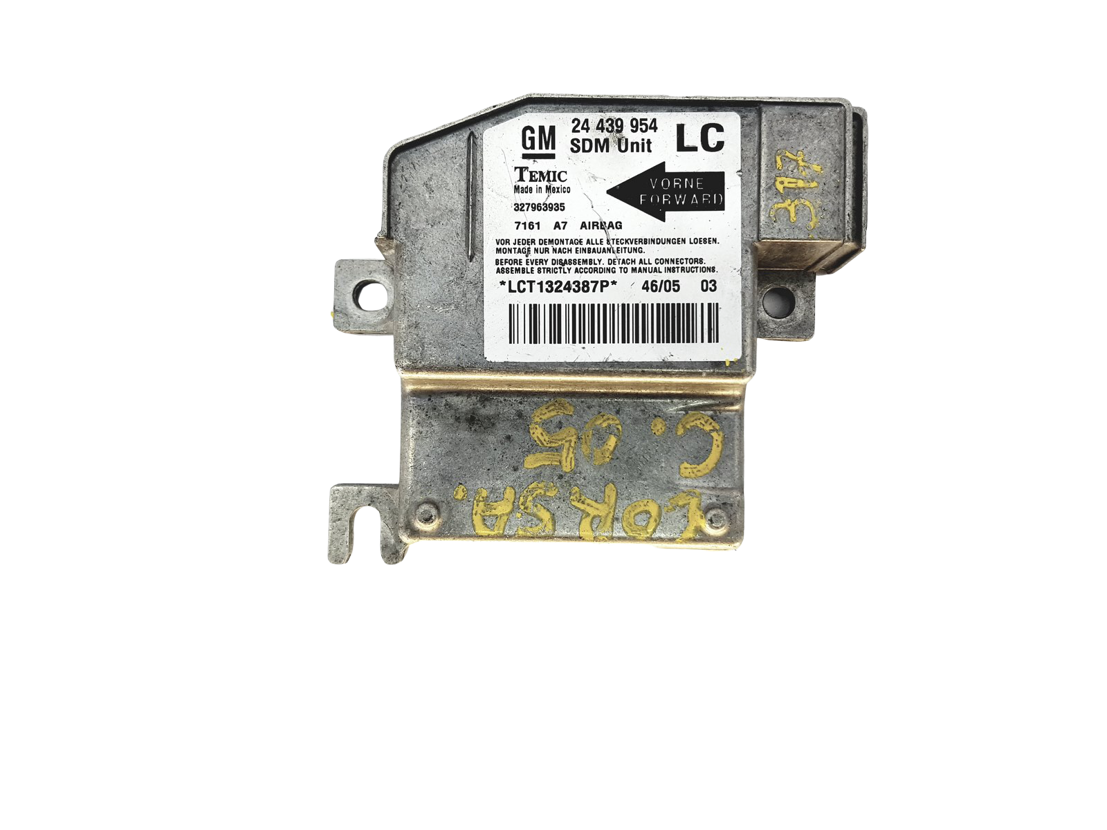 Controller Moduł 24439954 327963935 Opel Temic 23155 main product photo