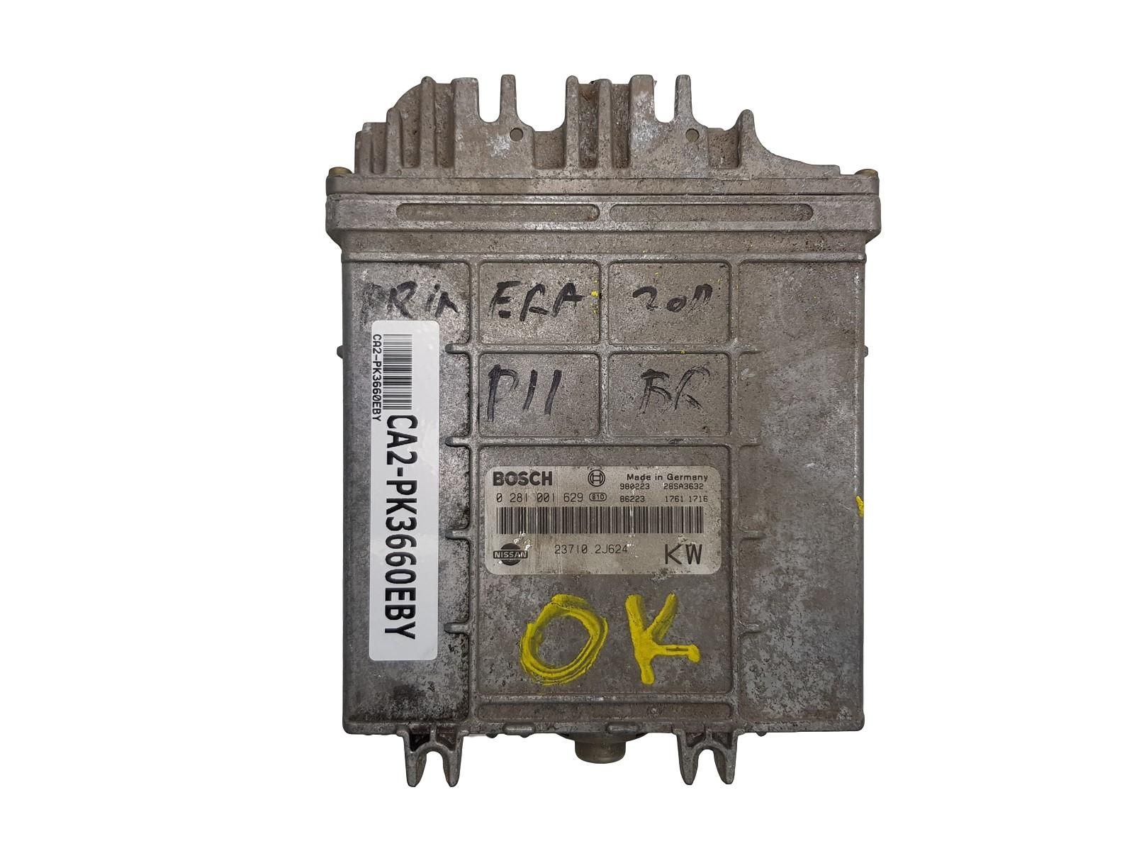 Controller 23710 2J624 0281001629 Nissan Bosch main product photo