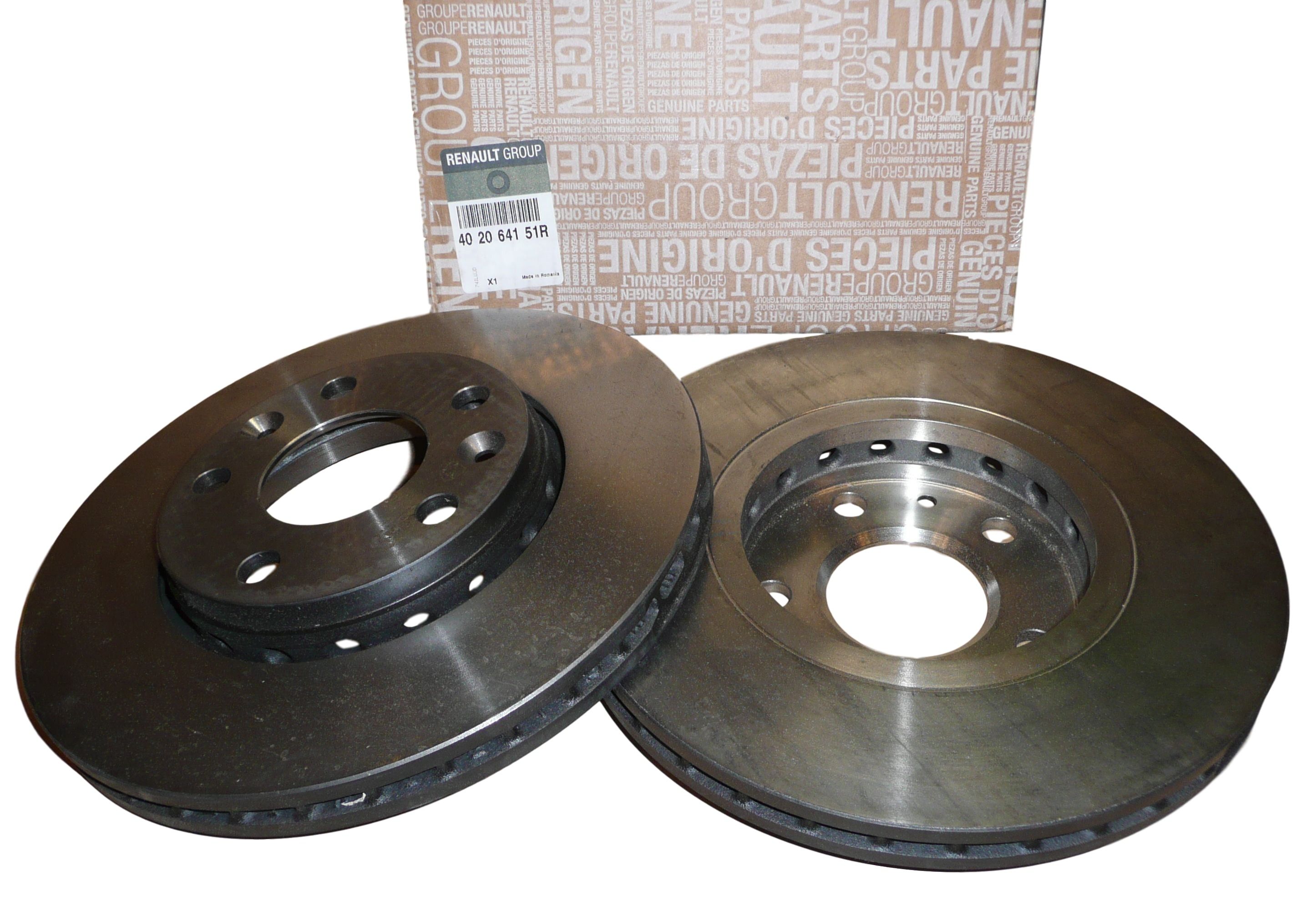 Tarcze Hamulcowe Komplet Przód Duster 402064151R Oryginał Renault - Buy ...