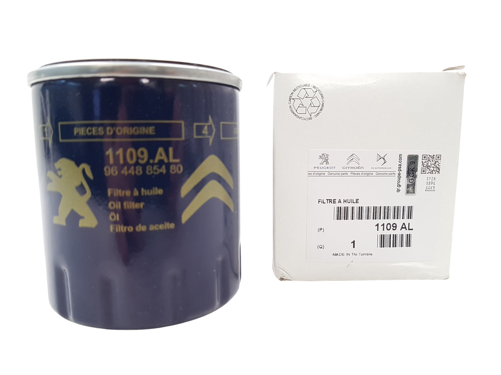 Oil Filter Citroen Peugeot 1109AL 94-05 - Buy now!