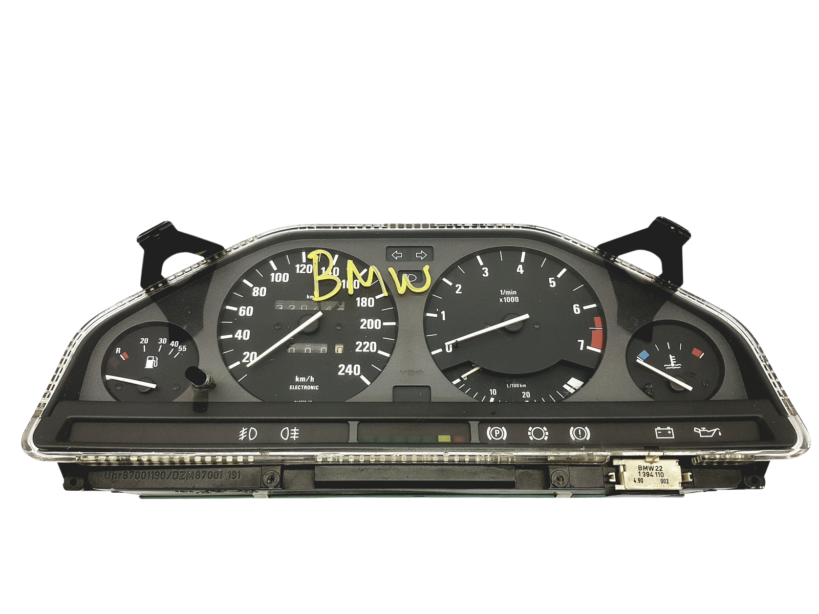 Speedometer/Instrument Cluster BMW 3 E30 1394085 110008403048 VDO