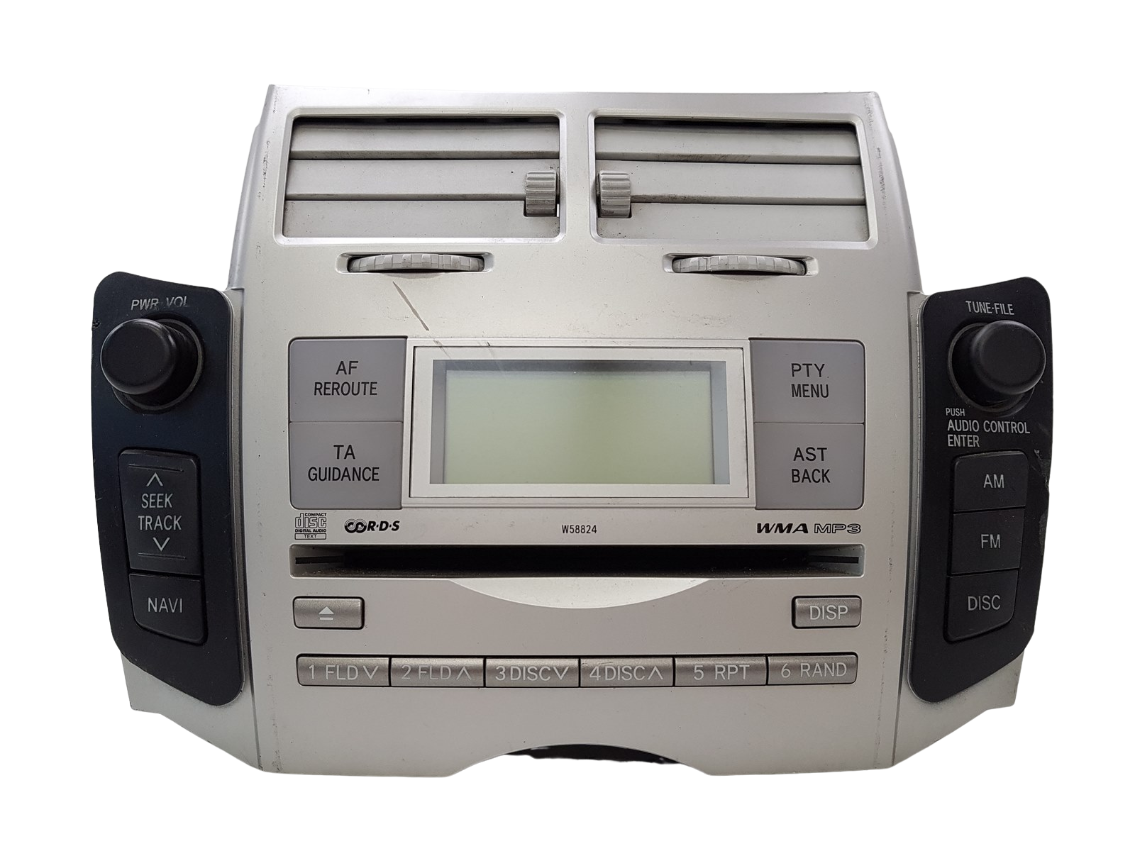 Cd Radio Player Toyota Yaris 861200D210 CQTS0570LC W58824 1385