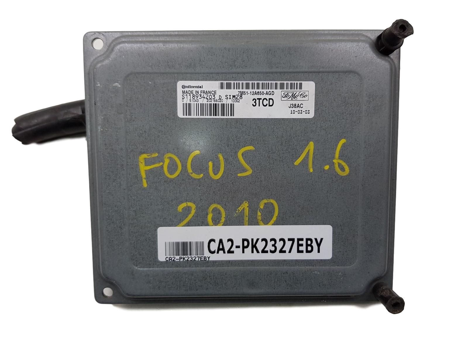 Engine Controller 7M51-12A650-AGD S118934203D Ford - Buy now!