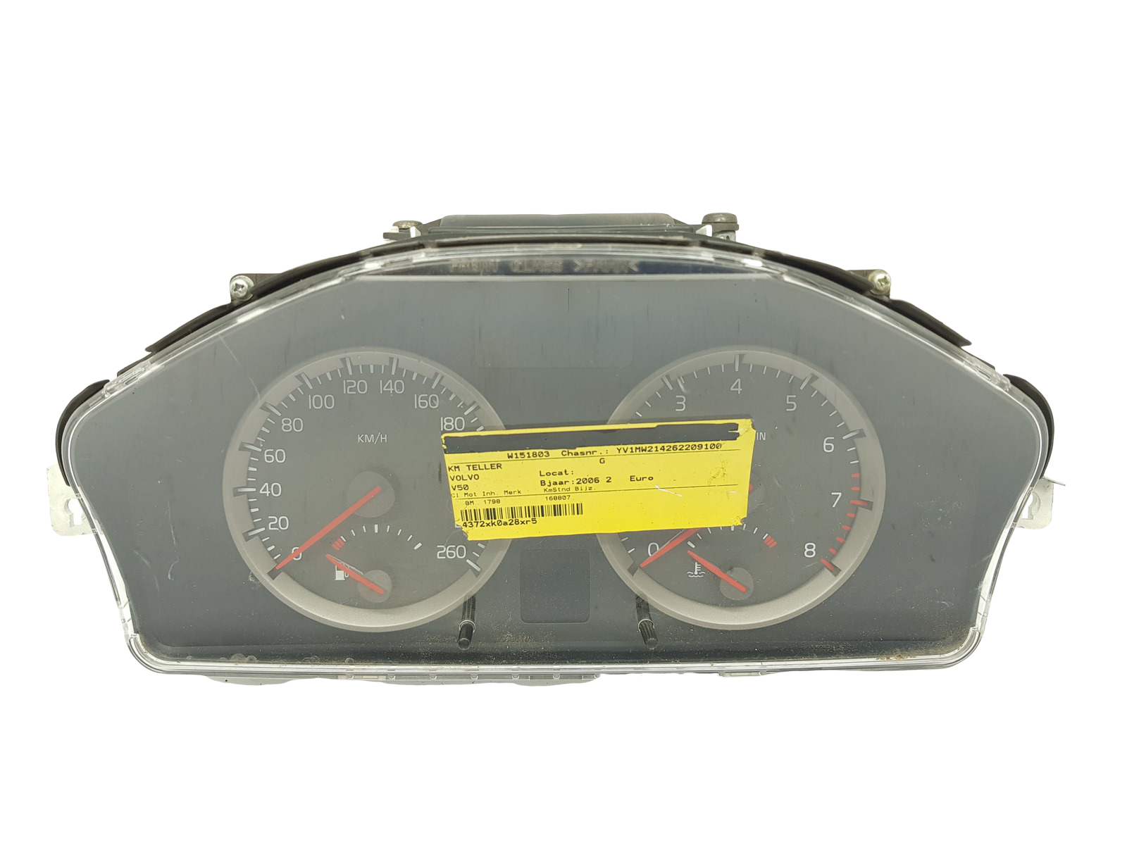 Speedometer/Instrument Cluster Volvo V50 S40 30728642 69594870T 25410