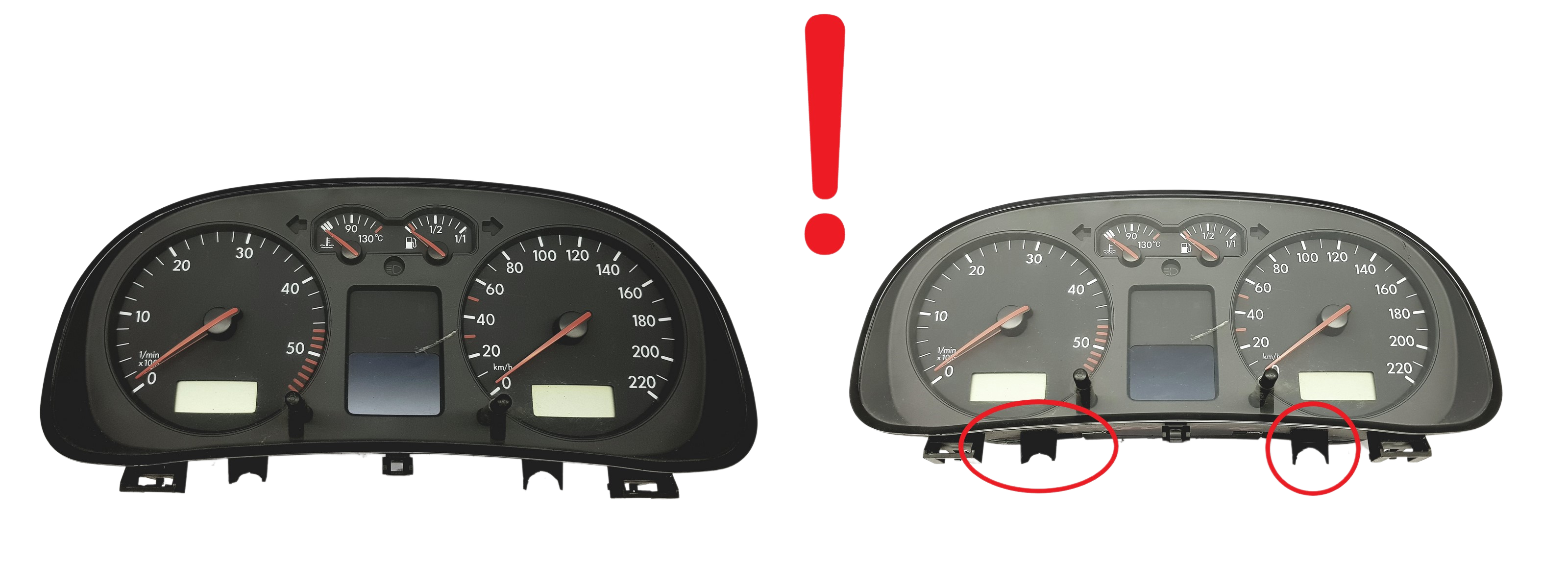 Speedometer/Instrument Cluster VW Golf MK4 Bora 1J0920821B 59239