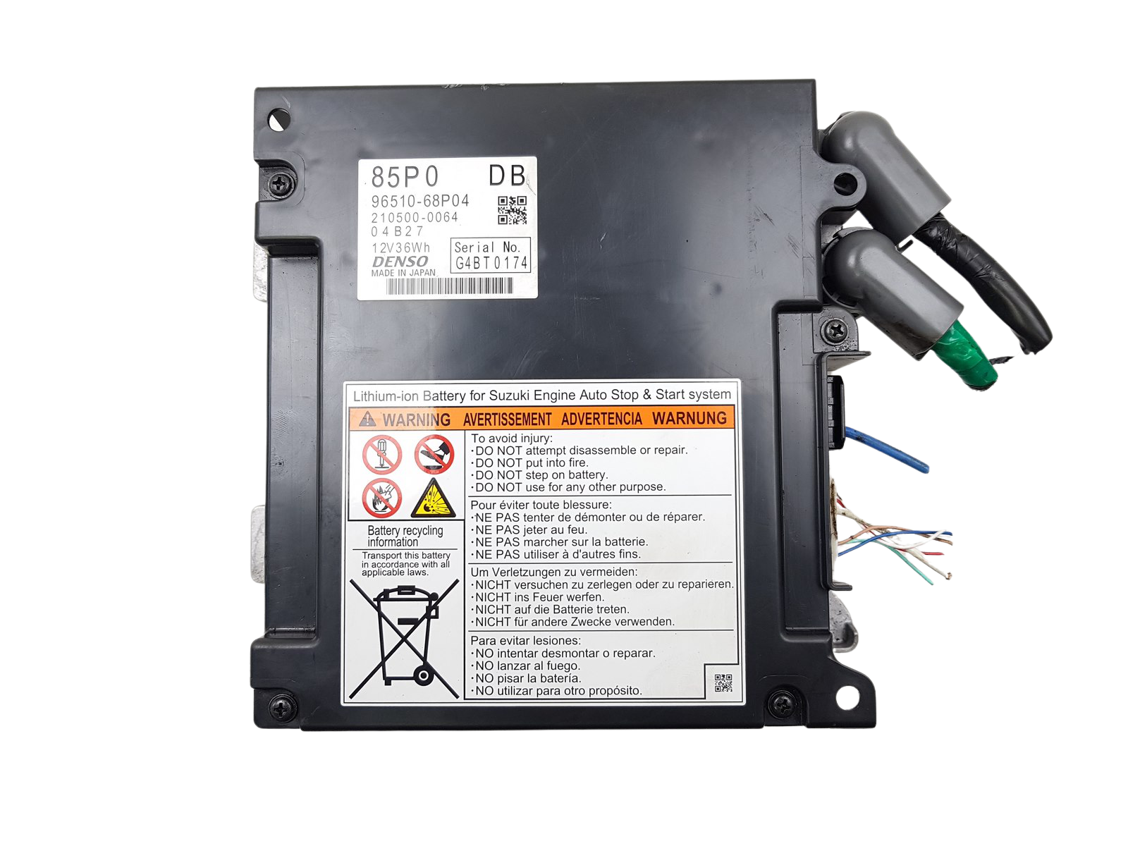 Battery Suzuki Ignis 3 9651068P04 2105000064 Denso