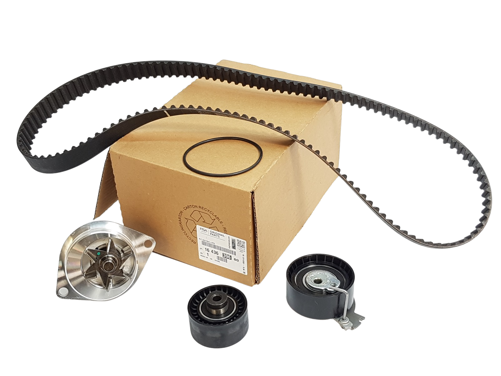 Timing Belt Kit, Set New Original Citroen Peugeot 1.6 16v 1643639680