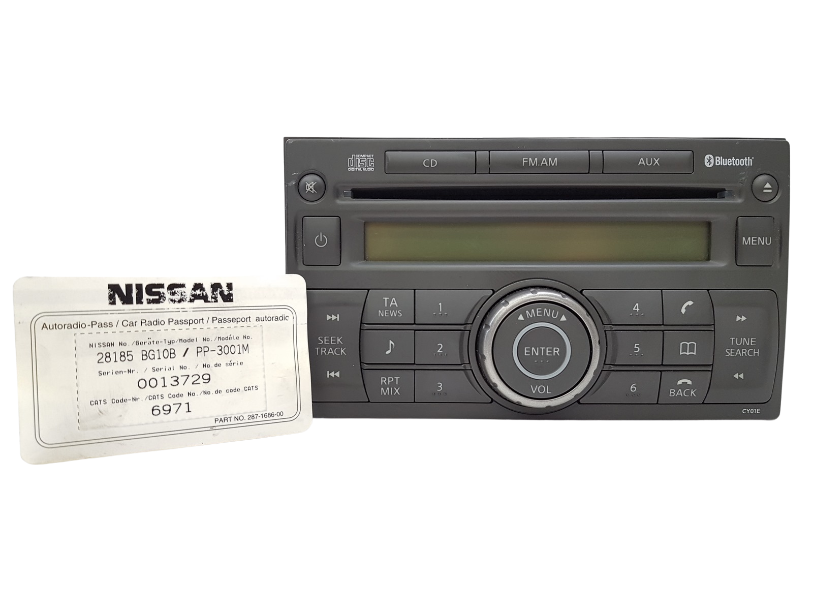 Cd Radio Player Nissan Micra K12 28185BG10B PP3001M