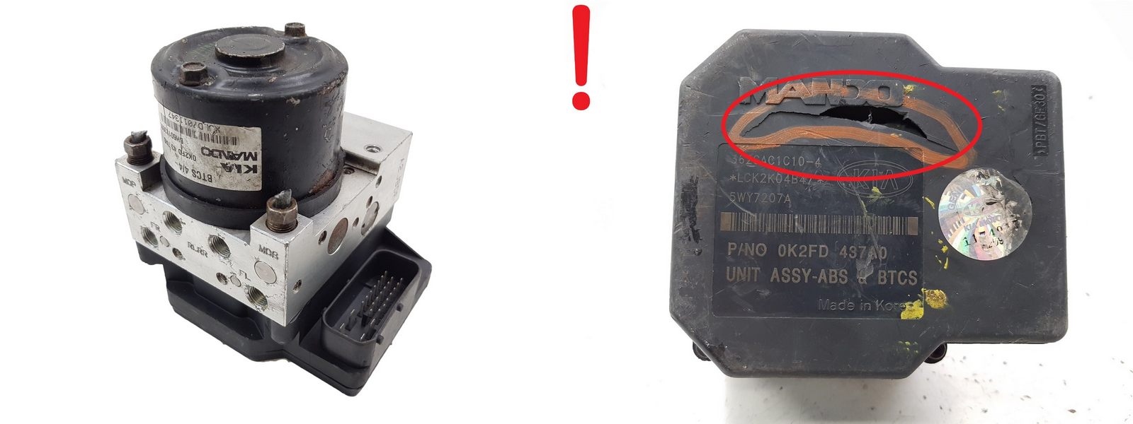 Abs Pump Kia Carens 0K2FD437A0 BH60113600 Mando 1626