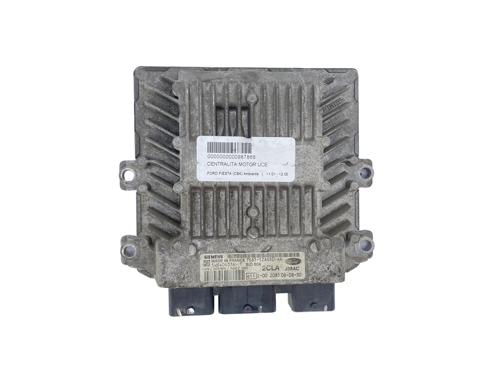 Controller 7S61-12A650-AA 5WS40433A-T SID 804 2CLA Ford Siemens 60232
