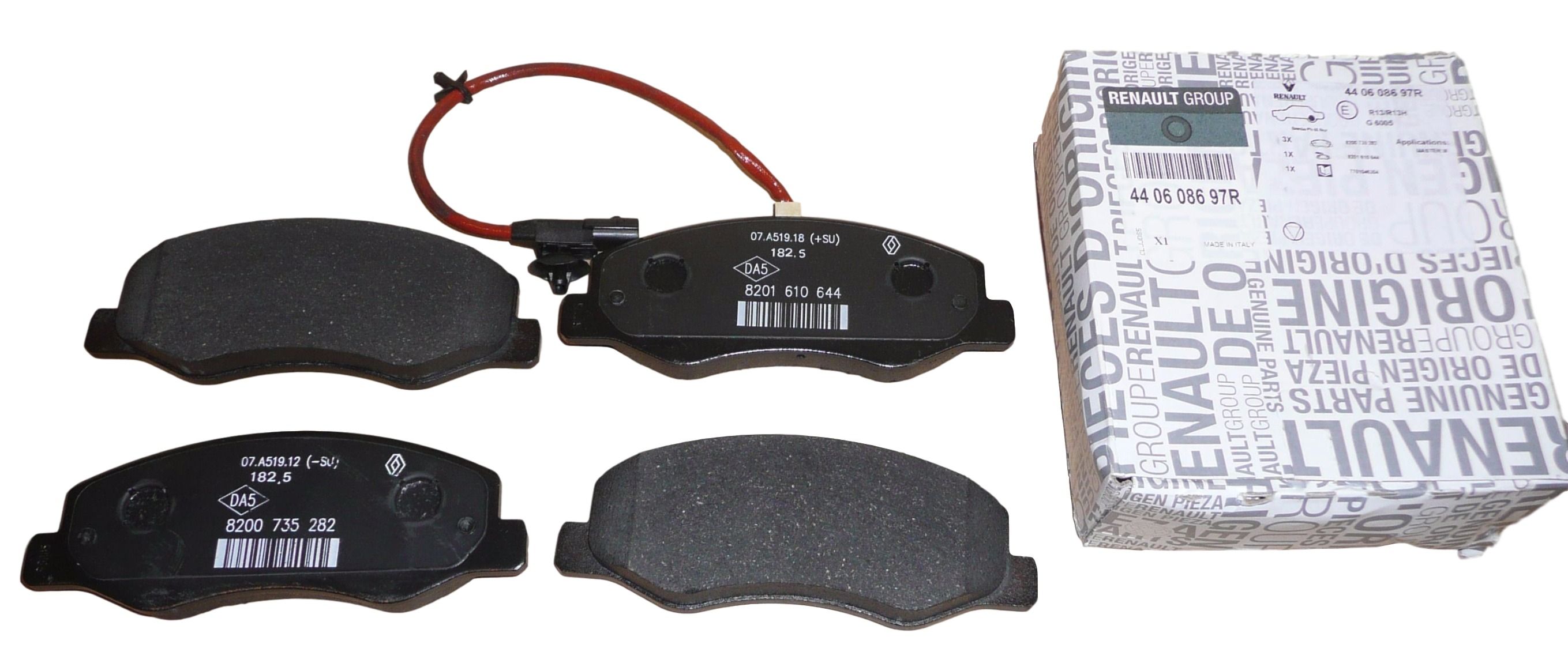 Klocki Hamulcowe Tył Master III 440608697R Oryginał Renault - Buy now!