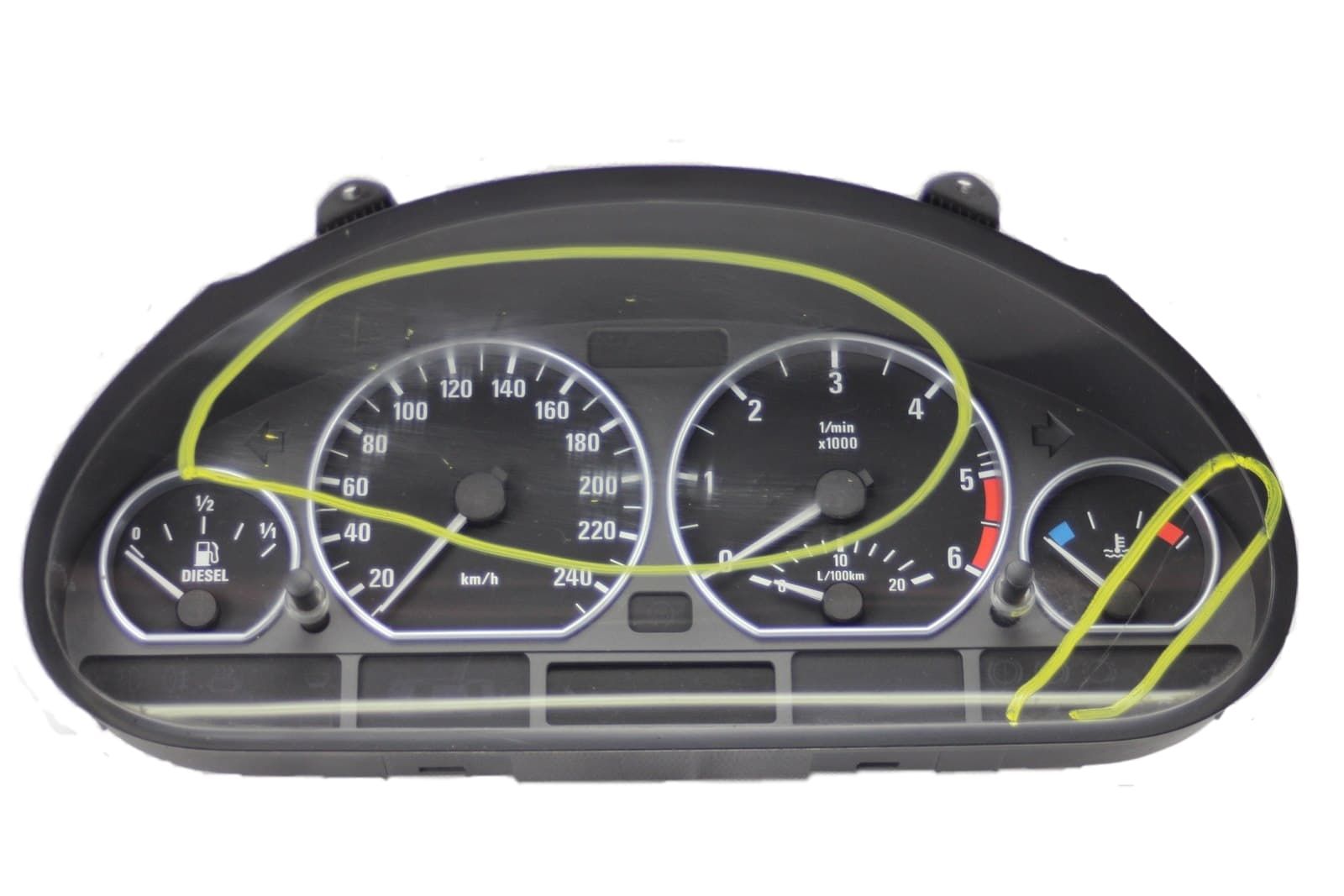 Speedometer Tachometer BMW E46 6932908 0263639128 ED1477EBY Buy now!