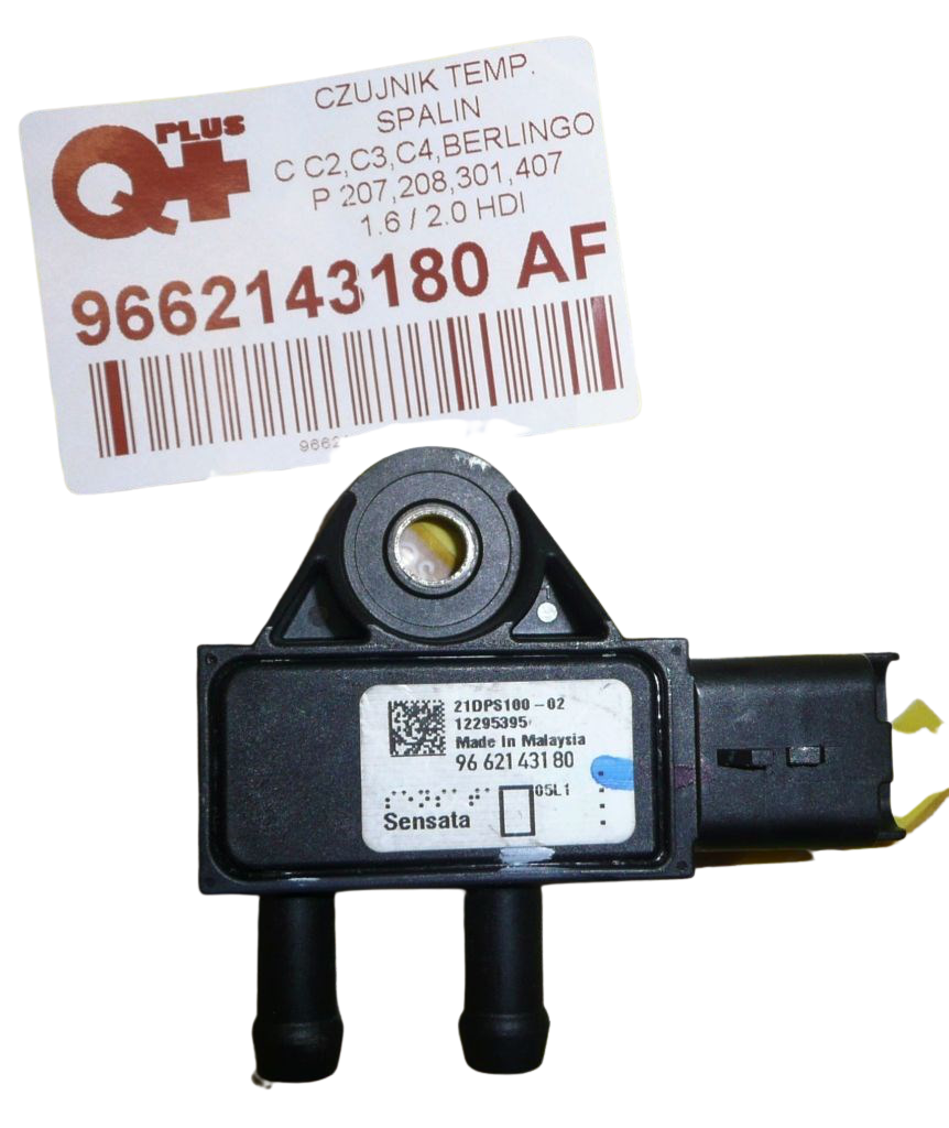 Differential Pressure Sensor Original Citroen Peugeot 2.0 HDI 9662143180
