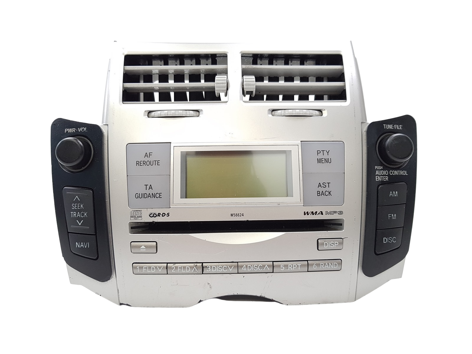 Cd Radio Player Toyota Yaris 861200D210 CQTS0570LC W58824 1062