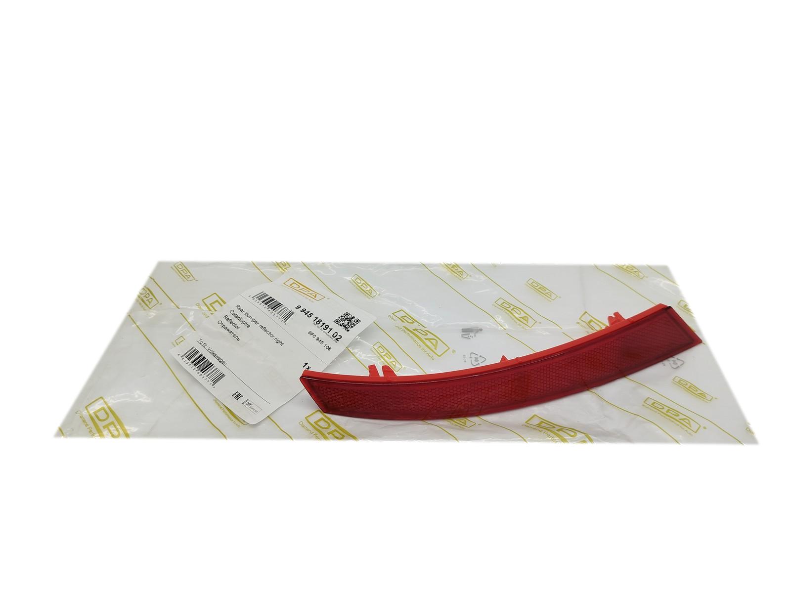 Bumper Reflector Right Rear Seat 6F0945106 99451819102 DPA