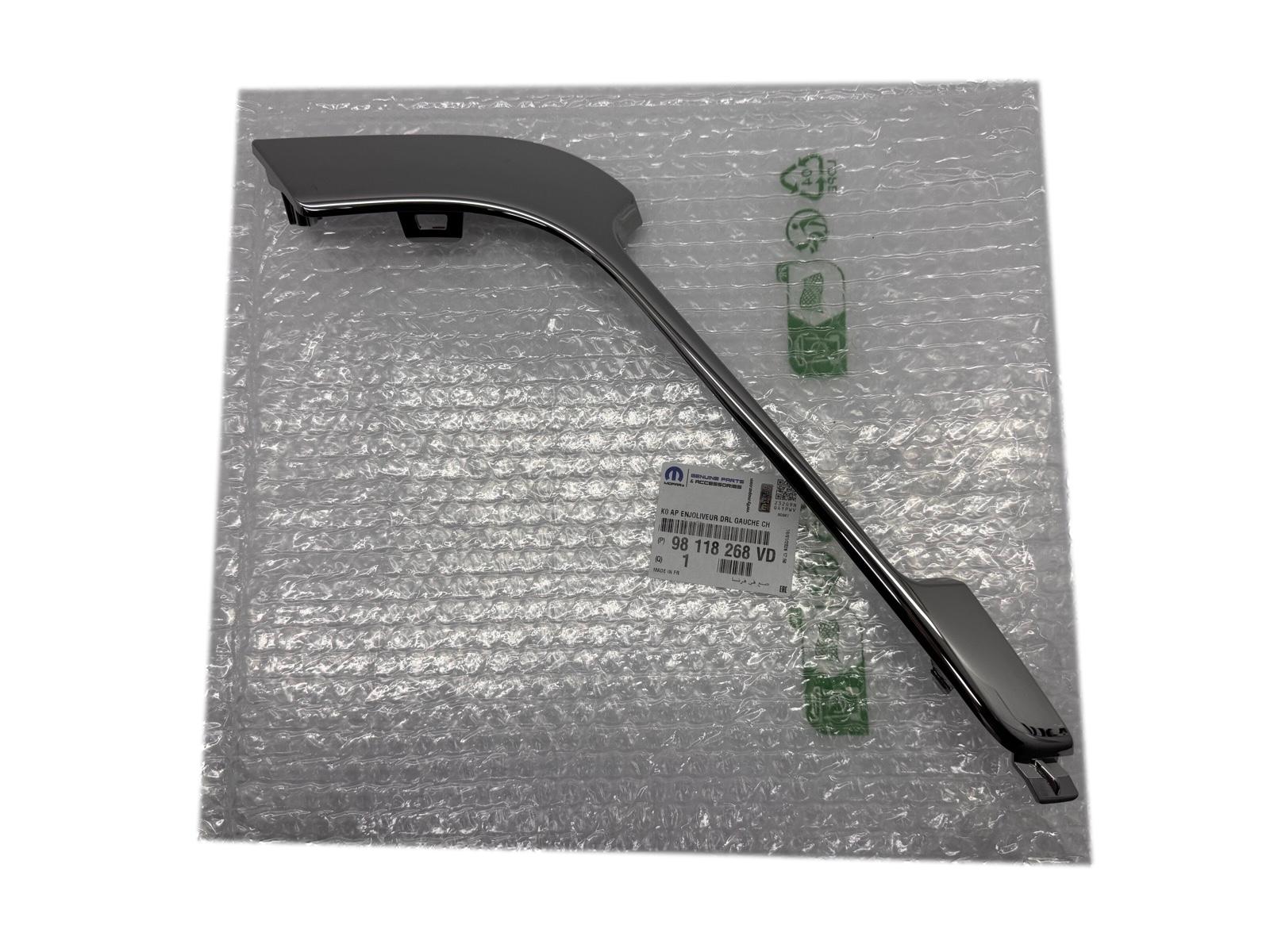 Bumper Trim Left Front Original 98118268VD Citroen Peugeot
