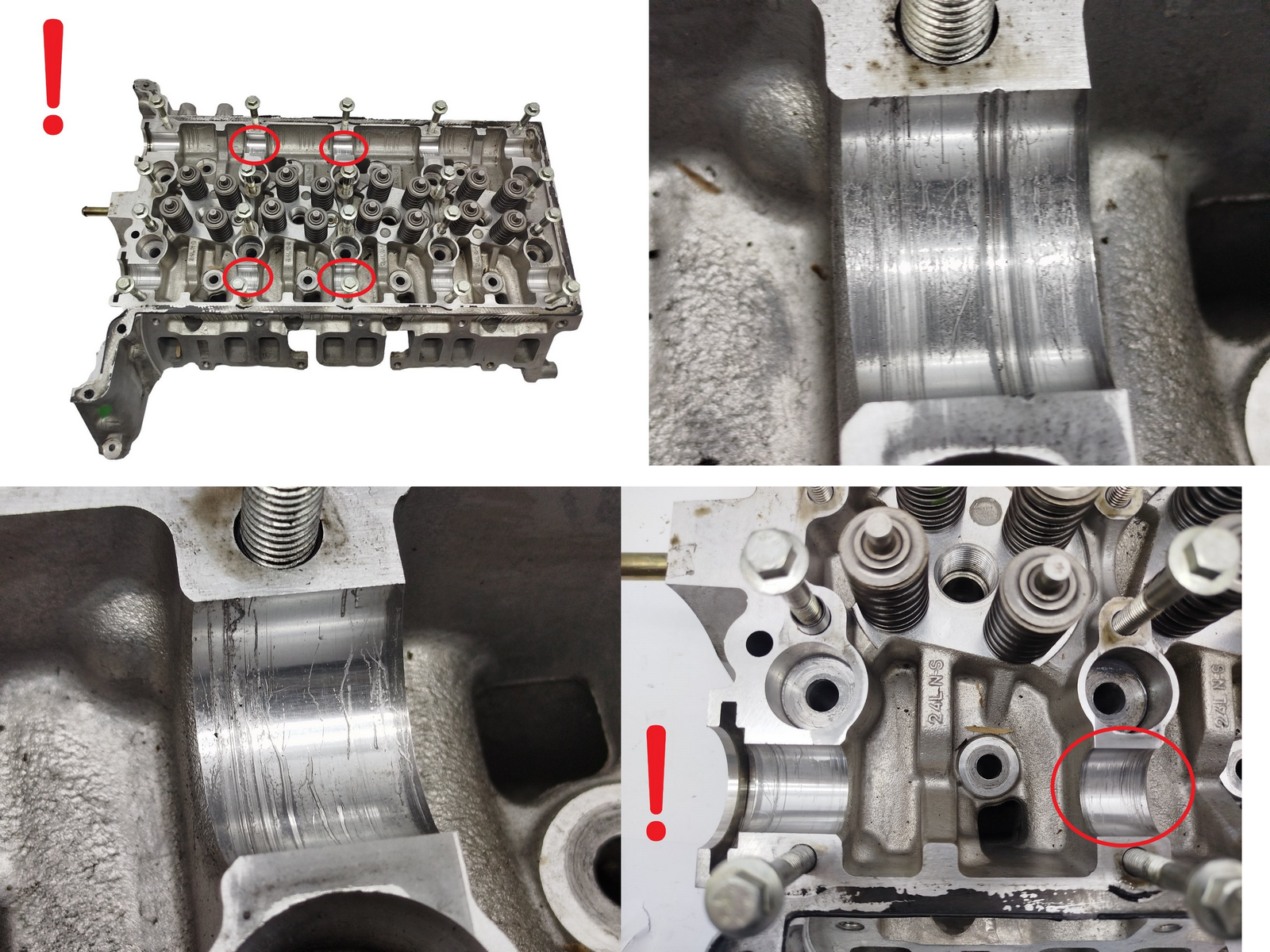 Cylinder Head Ford Transit YC1Q-6090-BB YC1Q6090BB 2.4 TDCI F4FA